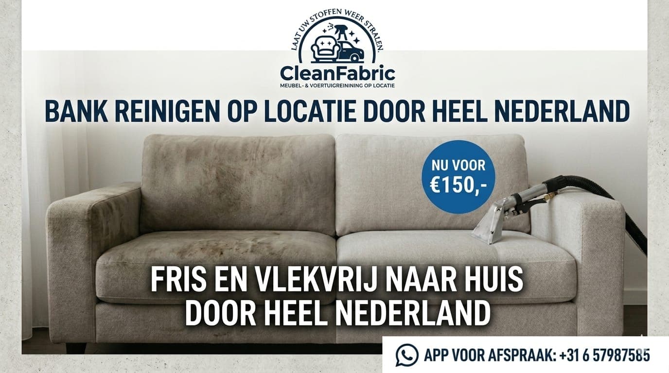 Resultaat bankstel reiniging